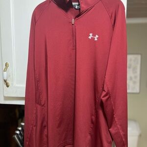 Under Armour Maroon Half-Zip Jacket